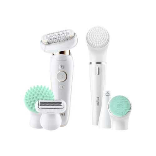 Braun Silk-Épil 9 Flex Ses 9300 3d - Épilateur - Sans Fil - Avec Brosse Nettoyante Pour Le Visage