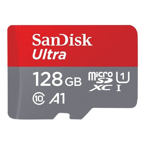 SanDisk Ultra - Carte mémoire micro SD 128 Go - A1 / Class10 - microSDXC UHS-I