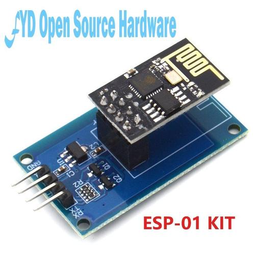 ESP-01 KIT ESP8266 ESP-01 wifi sans fil émetteur-récepteur module adaptateur module série plaque bleue distance de passage