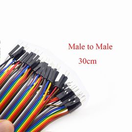 Male to Male 30cm Dupont  câble de raccordement mâle à mâle, mâle à femelle et femelle à femelle, 10CM, 20cm, 30cm, 40 broches