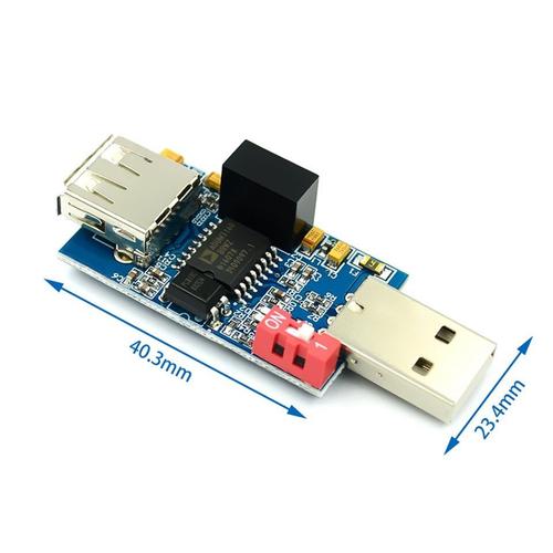 1 channel Carte de protection de couplage de module d'isolation HUB USB Quad ADUM3160 B0505S 1W 1500V USB à USB