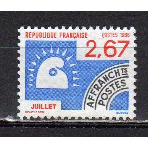 Timbre-Poste Préoblitéré De France