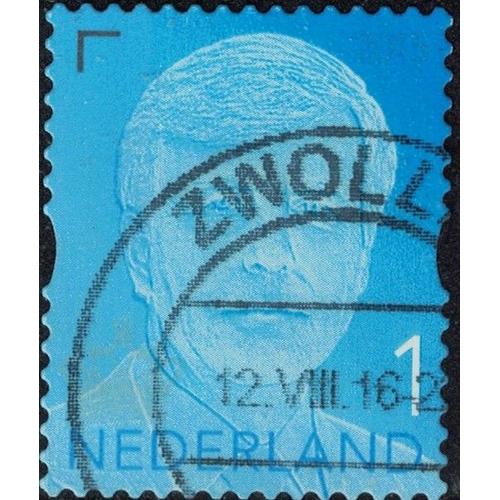 Pays Bas 2015 Oblitéré Used King Roi Willem Alexander Bleu Cyan Su