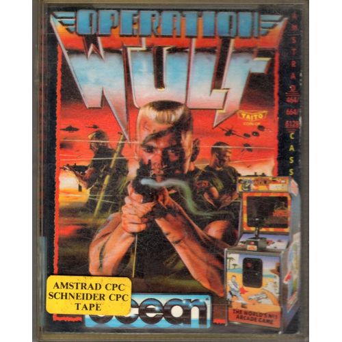 Jeu Amstrad Cassette Operation Wolf Avec Notice