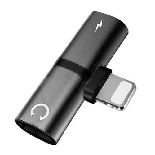 La Couleur Noire Adaptistry De Chargeeur 2 Fr 1 Pour Iphone 7 8 Plus X Xs Max Xr Ios 10 11 12, Séparate De Connecteur Audio Pour Adaptistrat Apple