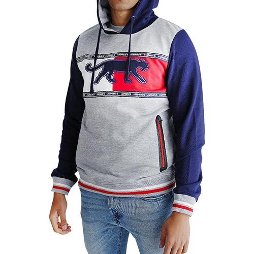 Sweat À Capuche Gris Homme Airness Cayler