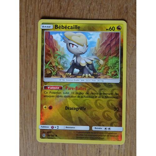 Carte Pokemon Bébécaille Brillante 60 Pv 98/145