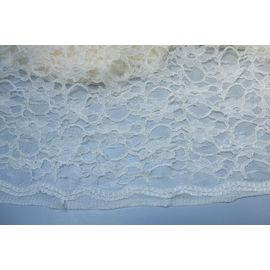 Coupon De Tissu Dentelle Écrue