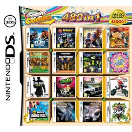 480 Jeux en 1 NDS Jeu Lot Carte Super Combo Cartouche pour DS 2DS