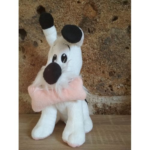 Peluche Idefix Avec Son Os - Chien Asterix