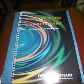 Livre De Bord De L'enseignant Secondaire Et Superieur 192 Pages Ed. S.E.T.