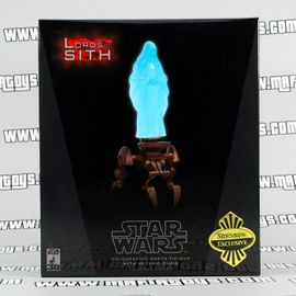 Holographic Darth Sidious With Mechno-Chair