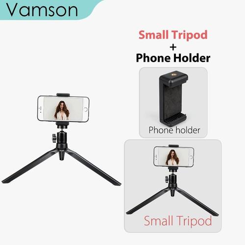 set VLS02C-Petit - trépied de téléphone, monopode pour appareil photo, Smartphone, support de projecteur Canon VLS02C