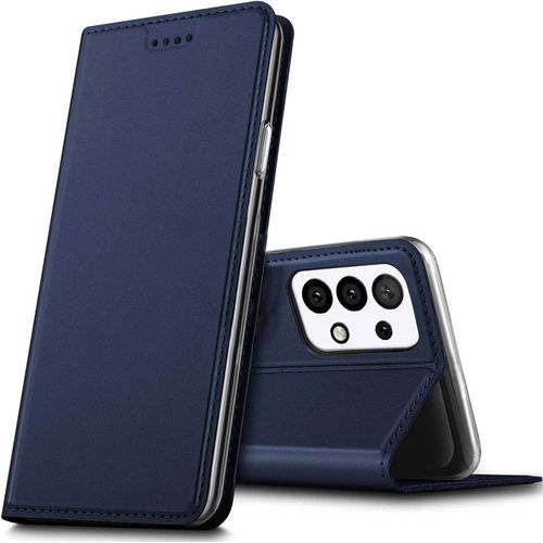 Verco Etui Pour Samsung Galaxy A33 5g, Coque Pochette Portefeuille Pour Housse Samsung A33 5g Avec Magnetique Fonction Wallet - Bleu