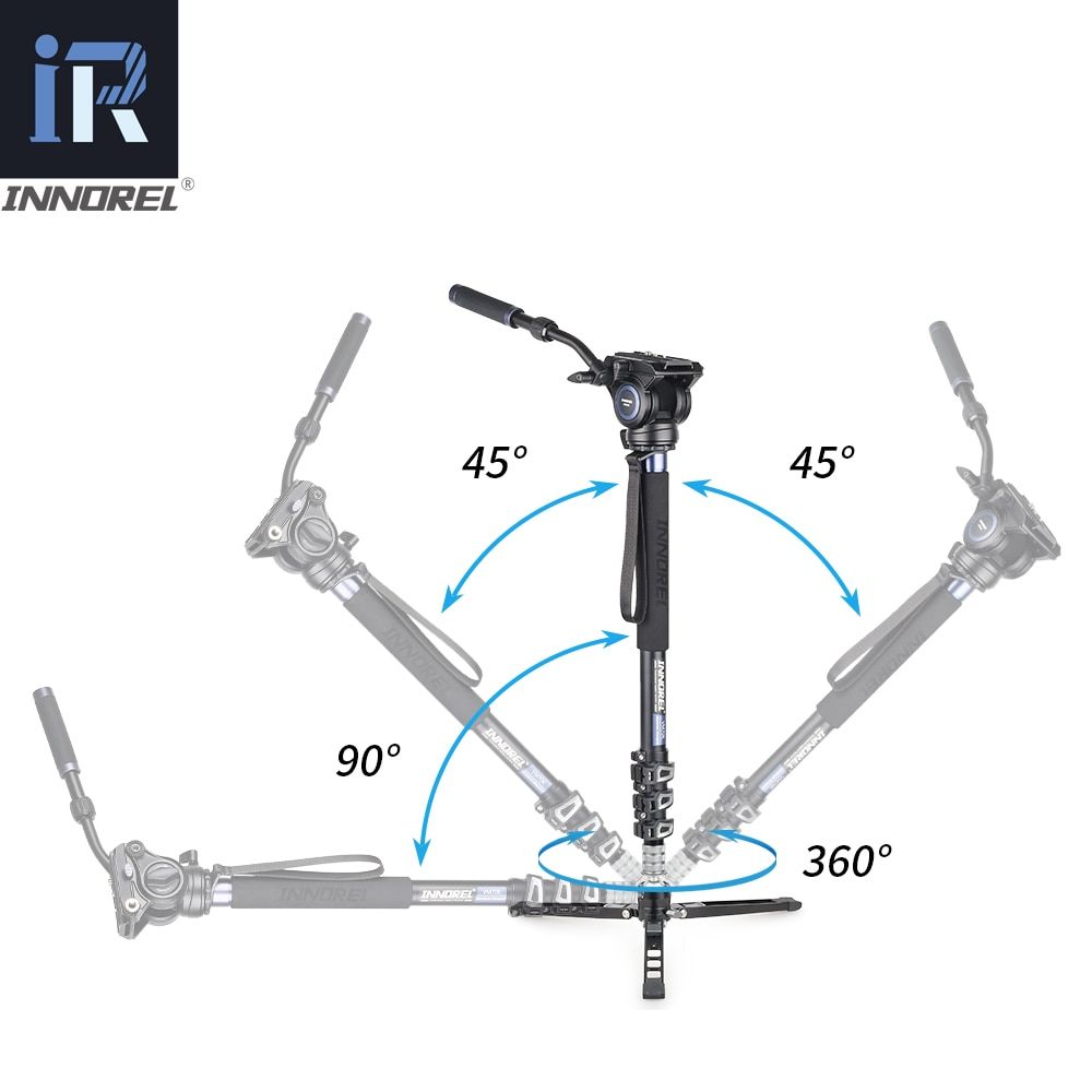 Sans tte F60 - Kit de monopode vido professionnel, monopod... - 3