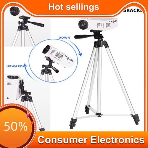 Trépied de projecteur rotatif à 150 degrés, support réglable 50cm-360 cm pour lecteur DVD et haut-parleur pour CP600