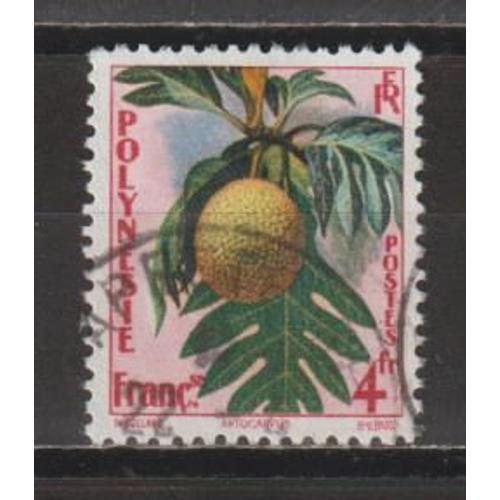 Polynésie Française (Océanie), 1958, Flore, N°13, Oblitéré.