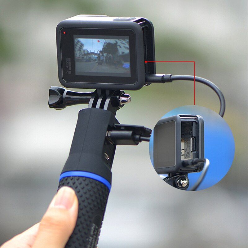 Camra Rechargeable 5200mAh, monopode avec poigne, batterie... - 3