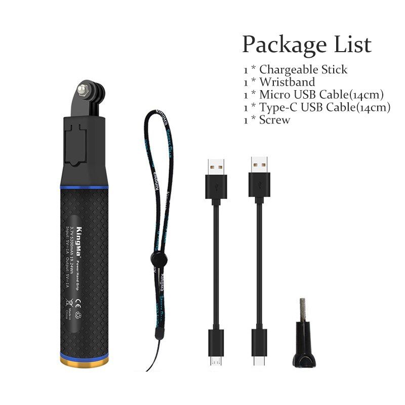 Camra Rechargeable 5200mAh, monopode avec poigne, batterie... - 5