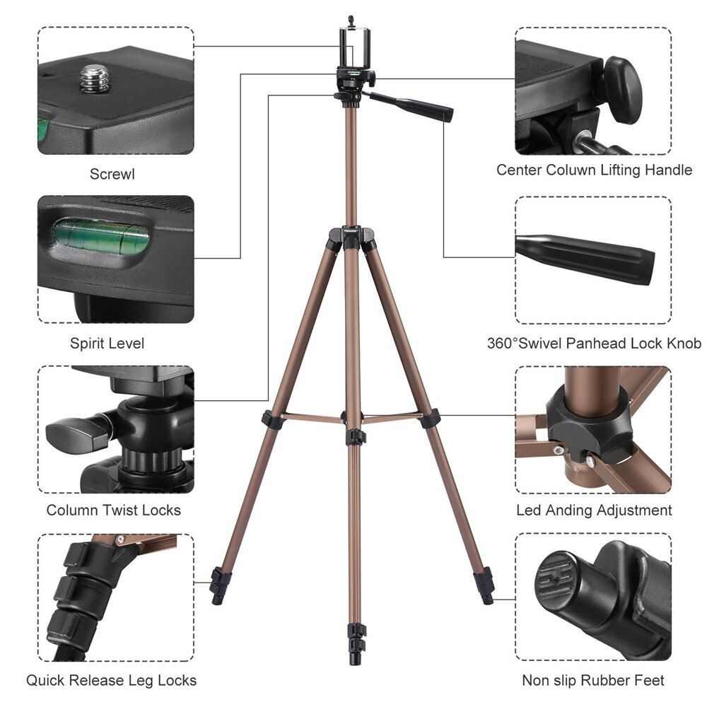 Trpied professionnel pour appareil photo numrique, inclina... - 6