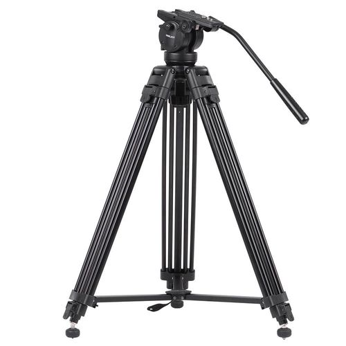 trépied professionnel en alliage mg-al, tête de boule fluide, pour appareil Photo DSLR et enregistreur vidéo DV
