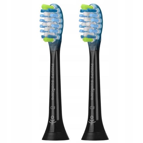 2 têtes noires Philips Hx 9041/33 Plaque Defense pour brosse à dents sonique