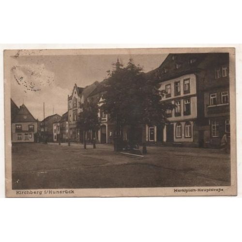 Cpa Kirchberg Hunsruck 1928 Luxembourg