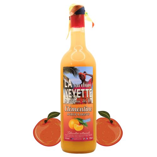 Punch Clémentine 12% Vol. 75 Cl - La Yeyette Au Rhum
