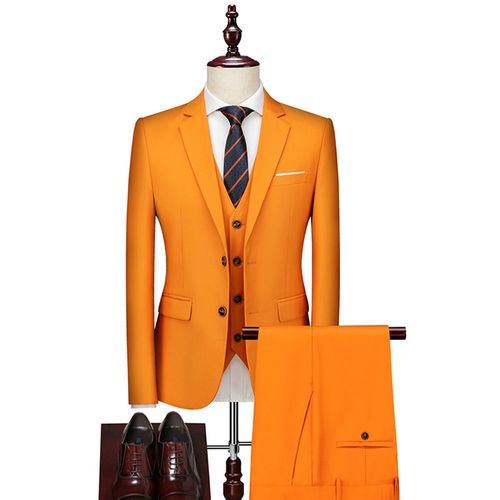 Costume Homme 3 Pièces Grande Taille En Slim À Brodé Fit Grande Vêtements Masculin Xh541