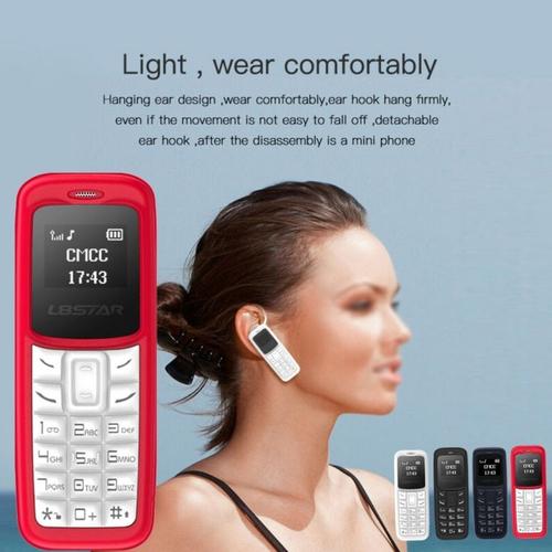 Couleur Bleue Bm30 - Téléphone Portable Gsm Bluetooth, Le Plus Petit Casque D'appel