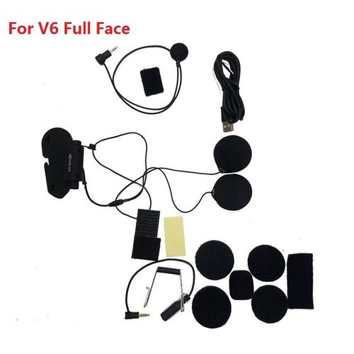 Couleur Pour Casque Plein De Visage Kit De Microphone Pour Vimoto V3 / V6, Oreillette Bluetooth Pour Casque De Moto, Oreillette Stéréo, Connexion Multipoint