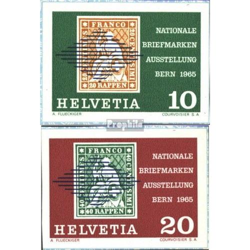 Suisse 812-813 (Édition Complète) Oblitéré 1965 Nabra