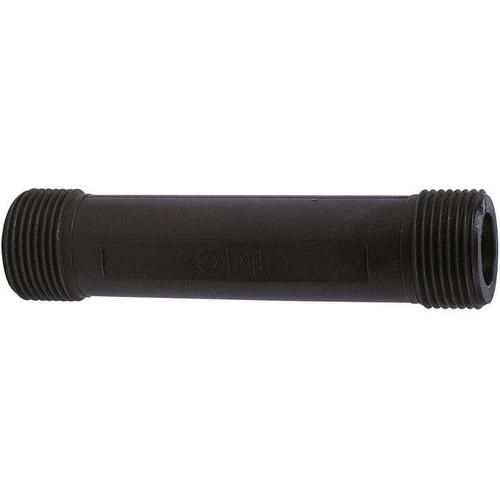 Tube d'attente plastique noir - MM 3/4" - 170 mm - Compteur d'eau - Itron