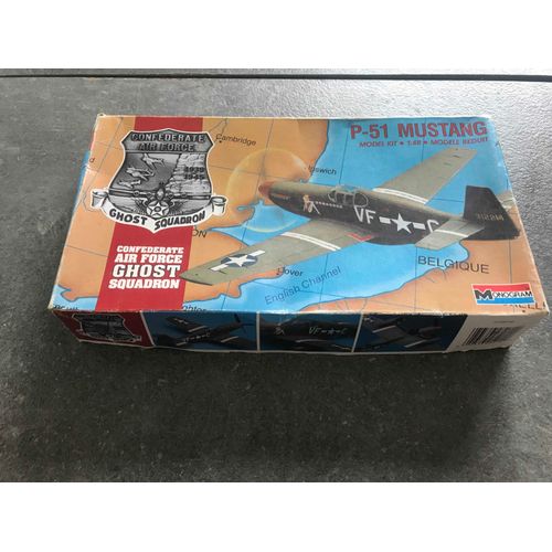 Ancienne Maquette P-51 Mustang 1/48 Monogram-Monogram