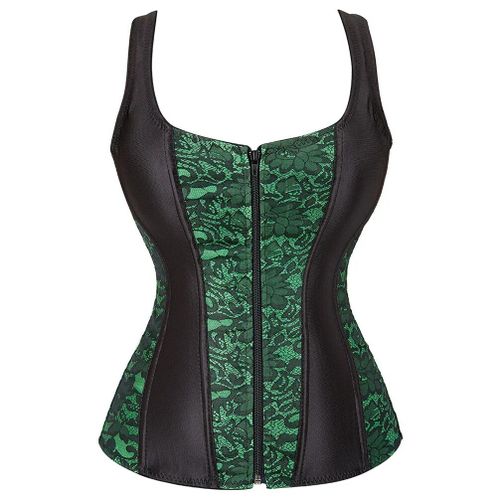 Corset Steampunk Avec Bonnet,Lingerie Avec Fermeture Éclair,Bretelles Latérales,Bustier D'entraînement De Taille,Grande Taille