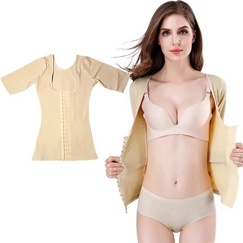 Sans Couture À Manches Courtes Shapewear Taille Ventre Contrôle Hauts Corset Corps Shaper Maillot De Corps Pour Les Femmes Shapers Hauts Blouse