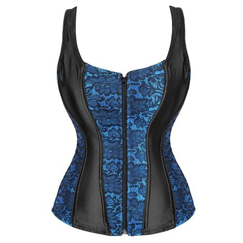 Corset Steampunk Avec Bonnet,Lingerie Avec Fermeture Éclair,Bretelles Latérales,Bustier D'entraînement De Taille,Grande Taille
