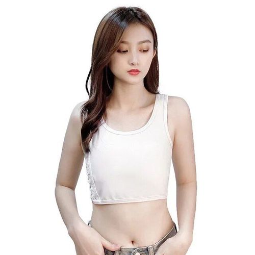S-5xl Shaper Plat Sein Liant Les Corset Tomboy Lesbienne Sous-Vêtements Femmes Sans Couture Été Court Gilet Grande Taille Débardeur Bustier