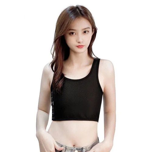 S-5xl Shaper Plat Sein Liant Les Corset Tomboy Lesbienne Sous-Vêtements Femmes Sans Couture Été Court Gilet Grande Taille Débardeur Bustier