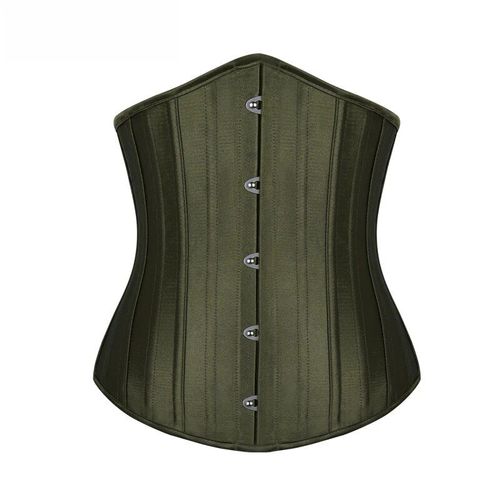 Burvogue-Corset D'entraînement De Taille Vintage,Serre-Taille,Long Torse,Sablier,Spoeur De Corps,24 Os En Acier,Sous Le Buste,Vêtements Saillants,Ceinture,Tondeuse