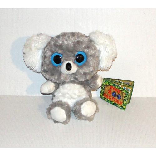 Peluche Koala Gris Blanc The Zoo Factory Doudou Koala Assis Bazooka