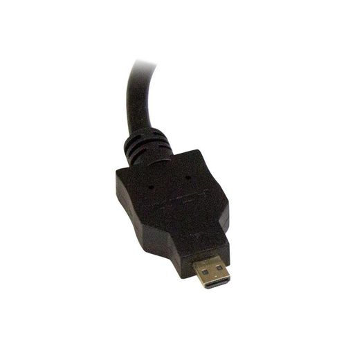 StarTech.com 8in Micro HDMI to DVI-D Adapter M/F - 8in Micro HDMI to DVI Cable - Connect a Micro HDMI phone or laptop to a DVI-D display (HDDDVIMF8IN) - Adaptateur vidéo - DVI-D femelle pour 19...