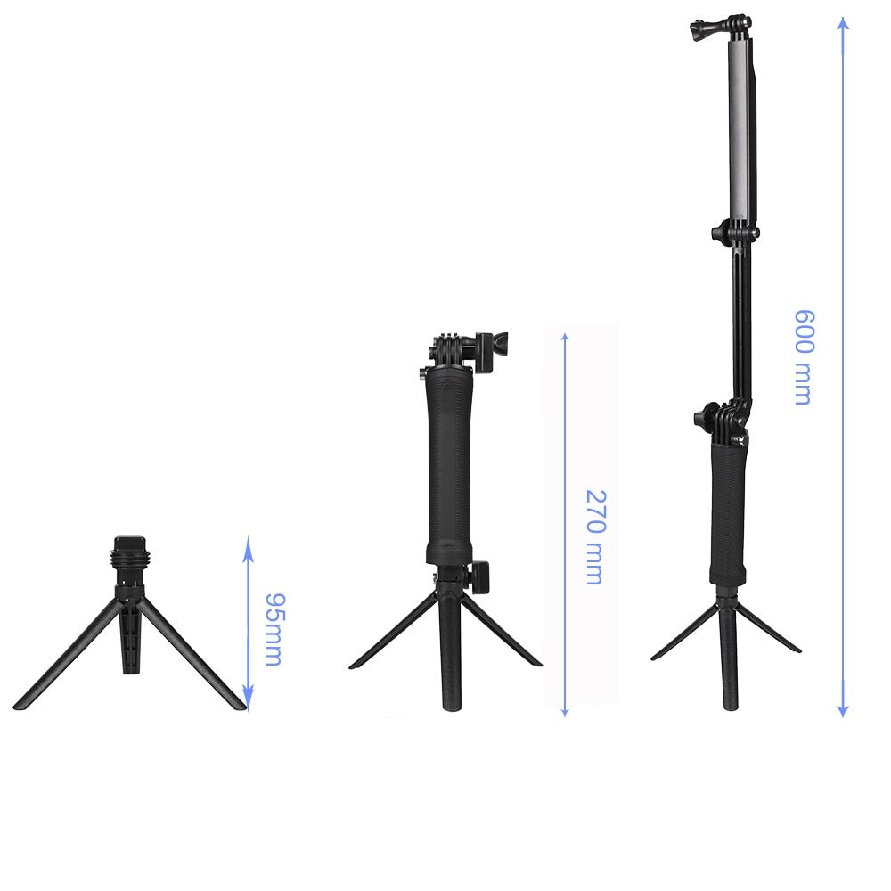 modle B - Trpied  poigne  3 voies pour Gopro 9 8 7 6 5 ... - 5