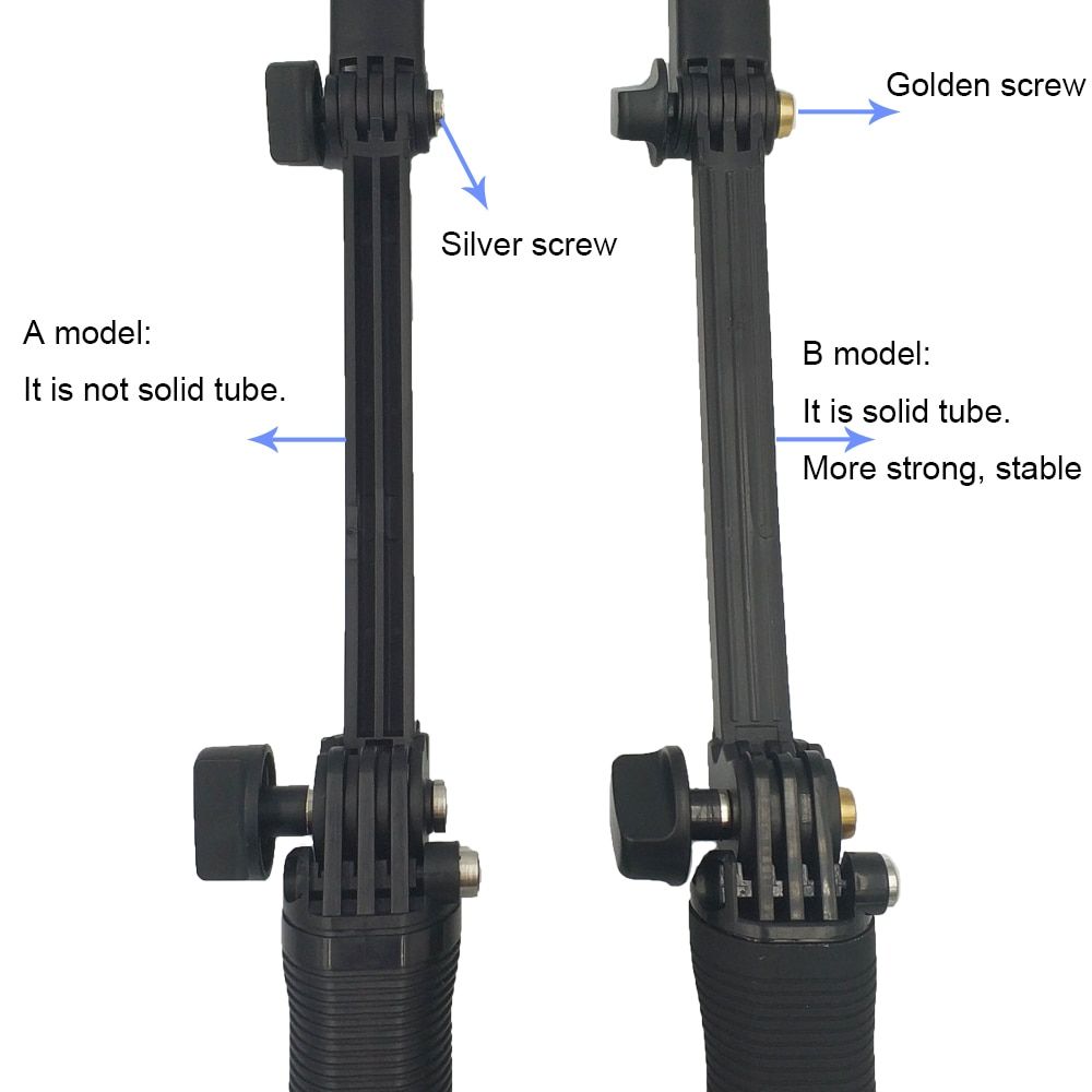 modle B - Trpied  poigne  3 voies pour Gopro 9 8 7 6 5 ... - 6