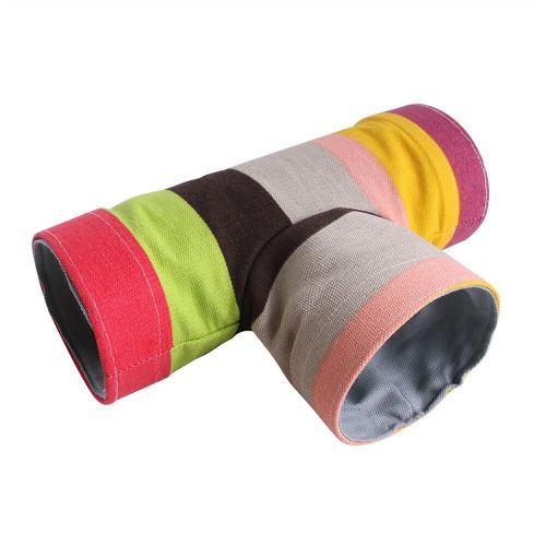 Mini Tunnel Hamster Cochon D'inde,Jouet Pour Animaux De Compagnie,Cage Hérisson,Tube Chinchilla,Maison,Petits Produits Pour Animaux,Rat,Souris,Jouet Amusant - Type B 30x20cm