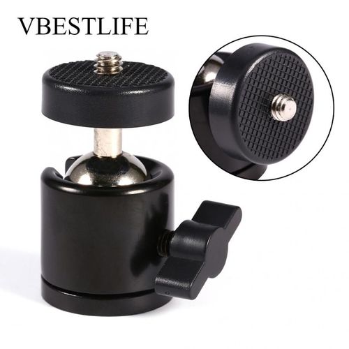 Le noir - VBESTLIFE Mini 360 pivotant rotatif 1/4 ''vis boule tête trépied montage Ballhead support support Portable pour appareil photo reflex numérique