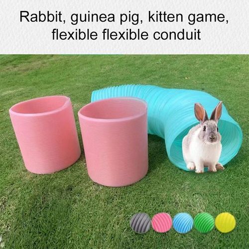 Tuyau Télescopique En Forme De Tunnel Pour Hamster Et Overd'inde,Jouet Amusant Pour Animal De Compagnie,Fournitures Pour Rat,Produit Kasgehog - Type Green