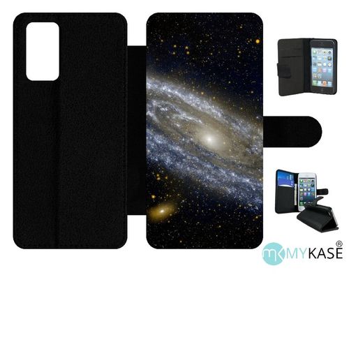 Etui À Rabat Pour Galaxy Note20 5g - Andromède - Simili-Cuir - Noir