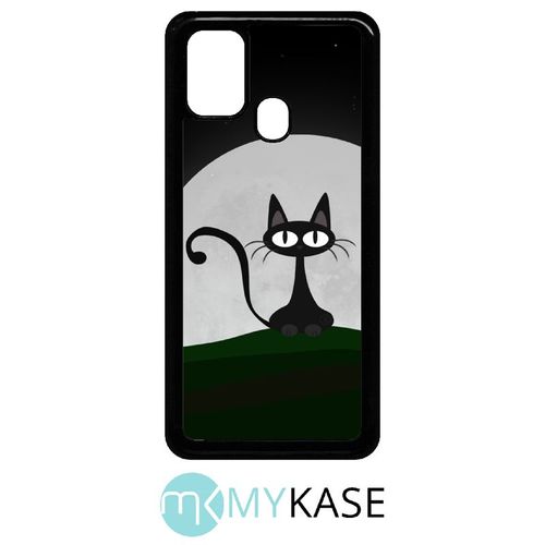 Coque Pour Galaxy M31 Prime - Chat Noir - Noir