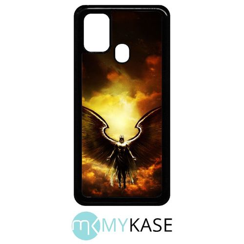 Coque Pour Galaxy M31 Prime - Ange Flamme - Noir